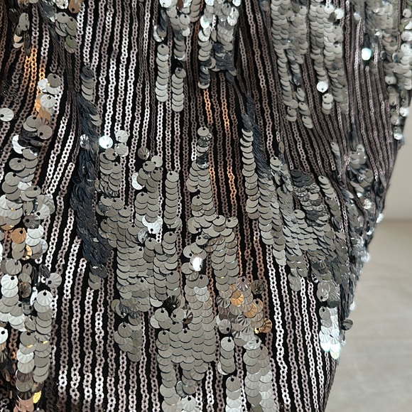 NWT Leith mini bodycoon tank top dress with sequins - Picture 2 of 5